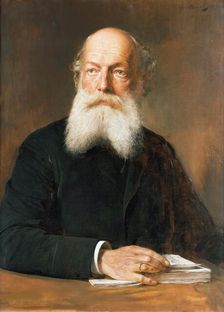 Portrait of Friedrich August Kekulé von Stradonitz, (1829-1896), 1890. Creator: Angeli, Heinrich von (1840-1925)