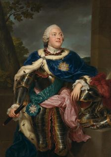 Portrait of Friedrich Christian, Prince of Saxony, 1751. Creator: Anton Raphael Mengs