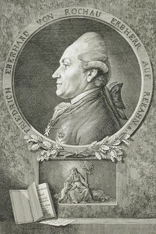 Portrait of Friedrich Eberhard von Rochau, 1777. Creator: Daniel Nikolaus Chodowiecki
