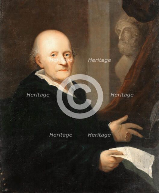 Portrait of Friedrich Gottlieb Klopstock (1724-1803), 1807. Creator: Barckhan, Johann Hieronymus (1785-1865).