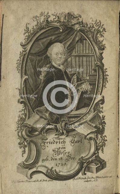 Portrait of Friedrich Karl Freiherr von Moser (1723-1798), 1775.