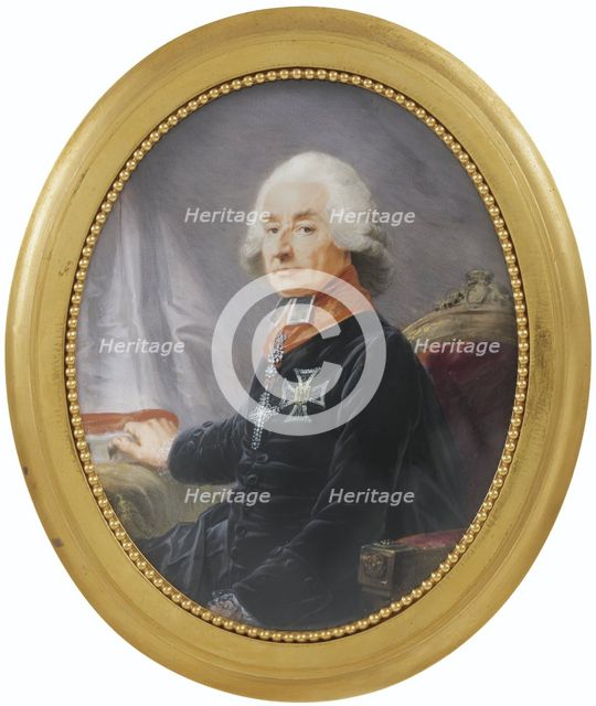 Portrait of Friedrich Karl Joseph Reichsfreiherr von Erthal (1719-1802), 1789. Artist: Füger, Heinrich Friedrich (1751-1818)