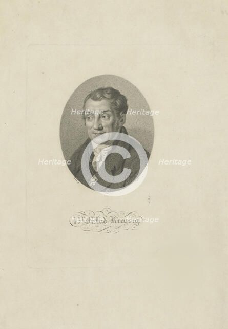 Portrait of Friedrich Ludwig Kreysig (1770-1839) , 1826. Creator: Bolt, Johann Friedrich (1769-1836).