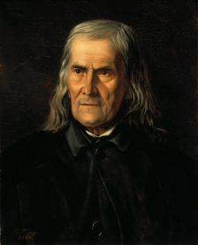Portrait of Friedrich Rückert (1788-1866), 1864. Creator: Froriep, Bertha (1833-1920)