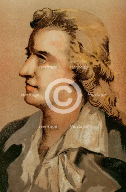 Portrait of Friedrich Schiller, (Johann Christoph Friedrich von Schiller), (1759-1805), 1881. Creator: Unknown.