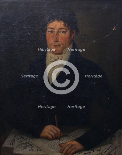 Portrait of Friedrich von Gentz (1764-1832), ca 1813.