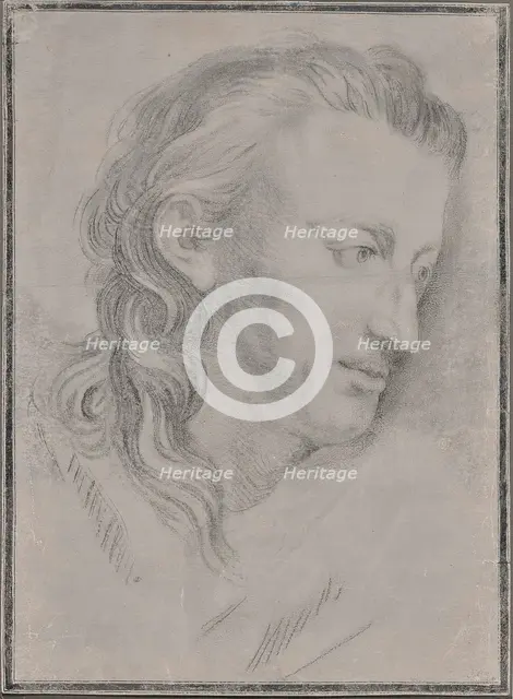 Portrait of Friedrich von Schiller (1759-1805), Late 18th cent. Creator: Anonymous.