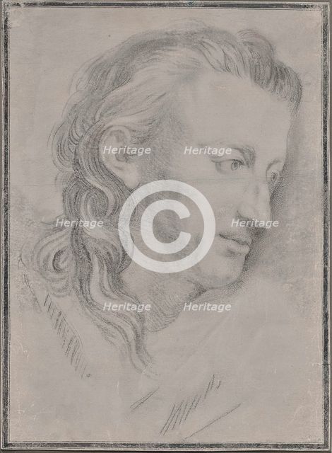 Portrait of Friedrich von Schiller (1759-1805), Late 18th cent. Creator: Anonymous.