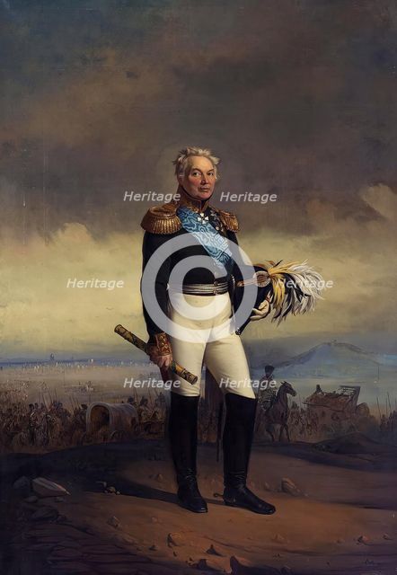 Portrait of Friedrich Wilhelm von der Osten-Sacken, 1862. Creator: Georg von Bothmann.