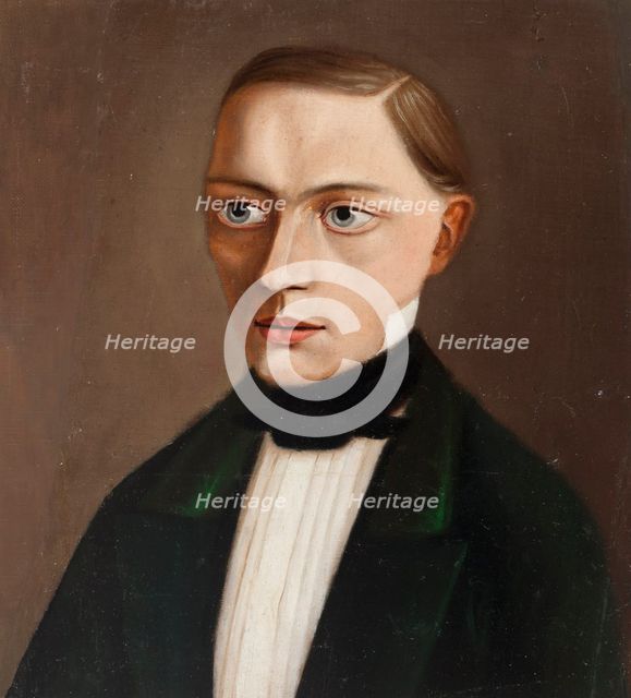 Portrait of Frithiof Holmberg, 1853. Creator: Werner Holmberg.