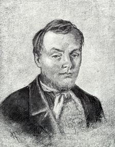 Portrait of Fyodor Mikhaylovich Dostoyevsky at the age of 26, 1847. Creator: Unknown