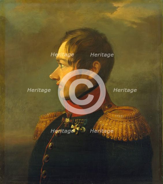 Portrait of Fyodor A. Lindfors (1760-1813), 1829. Creator: Thomas Wright.