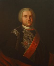 Portrait of Fyodor Abrahamovich Lopukhin (1697-1757), Second Half of the 18th cen. Creator: Anonymous
