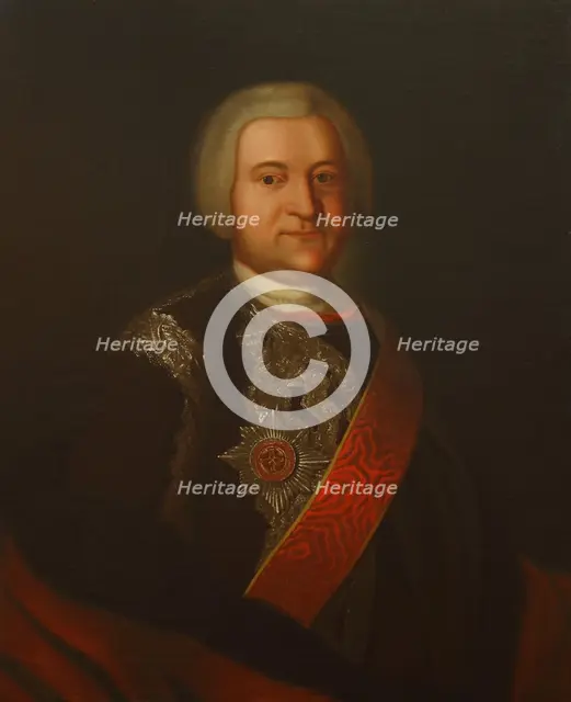 Portrait of Fyodor Abrahamovich Lopukhin (1697-1757), Second Half of the 18th cen. Creator: Anonymous.