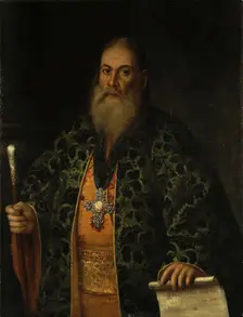 Portrait of Fyodor Dubyansky, 1761. Artist: Antropov, Alexei Petrovich (1716-1795)
