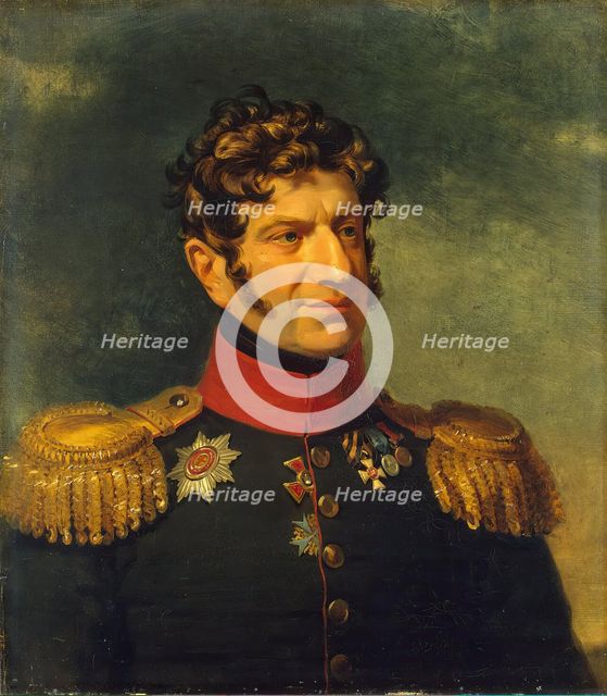 Portrait of Fyodor F. (Friedrich Otto) Rosen (1767-1851) (3rd), 1822. Creator: George Dawe.