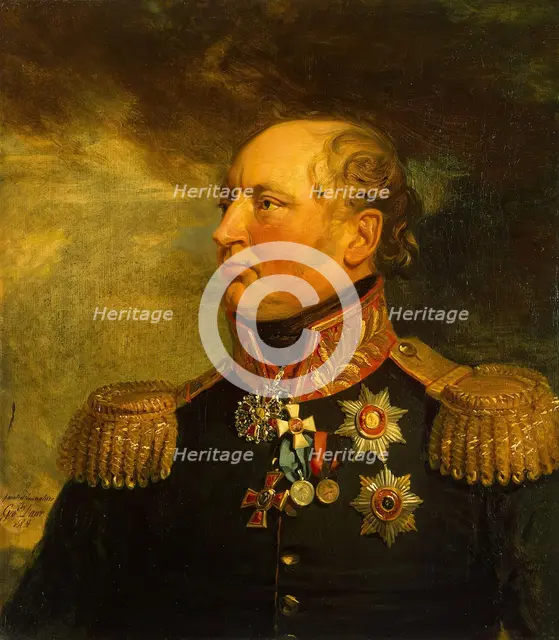 Portrait of Fyodor F. Leviz (1767-1824), 1822. Creator: George Dawe.