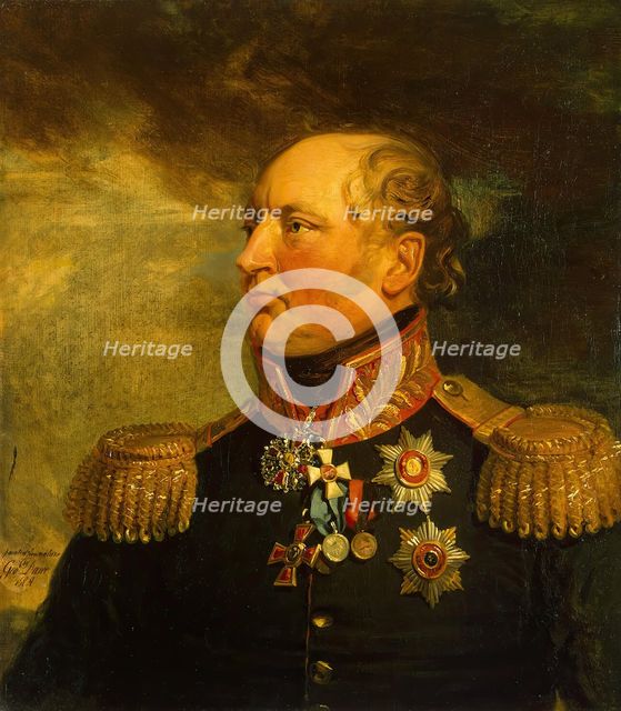 Portrait of Fyodor F. Leviz (1767-1824), 1822. Creator: George Dawe.