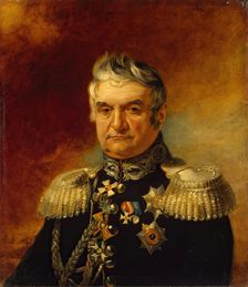Portrait of Fyodor F. (Theodore) d'Auvray (1764/66-1846), 1827. Creator: George Dawe