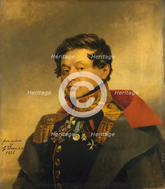 Portrait of Fyodor I. Masolov (17671-1844), 1826. Creator: George Dawe.