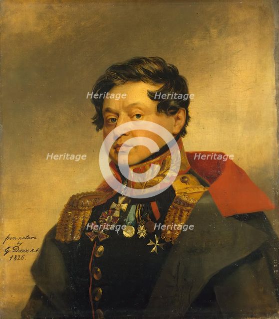 Portrait of Fyodor I. Masolov (17671-1844), 1826. Creator: George Dawe.