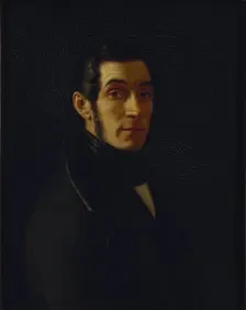 Portrait of Fyodor Iwanowitsch Inozemtsev (1802–1869), 1844. Artist: Zakharov (Chechenets), Pyotr Zakharovich (1816-1846)