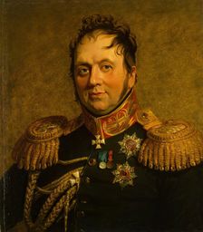 Portrait of Fyodor K. Korff (1773/74-1823), 1822. Creator: Workshop of George Dawe