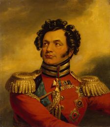 Portrait of Fyodor P. Uvarov (1769-1824) (the artist's replica ?), 1824. Creator: Workshop of George Dawe