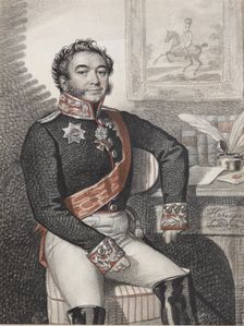 Portrait of Fyodor Petrovich Opochinin (1779-1852), 1826. Creator: Hampeln, Carl, von (1794-after 1880)