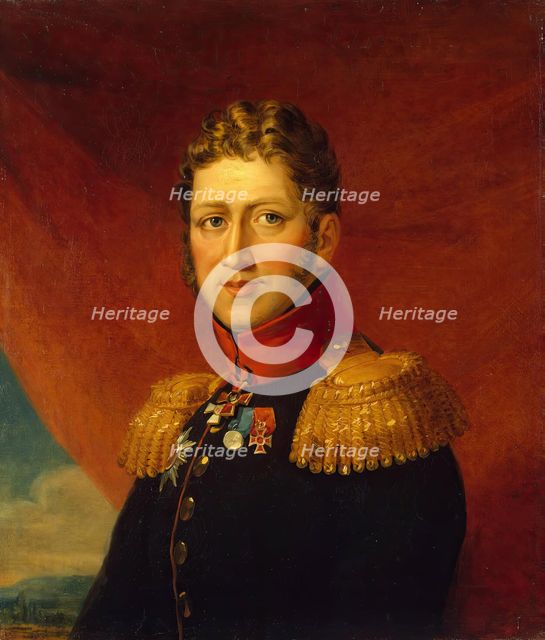 Portrait of Fyodor V. (Dietrich Jacob) Tijl van Seraskerken (1771-1826), 1824. Creators: George Dawe, Workshop of George Dawe.