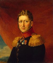 Portrait of Fyodor V. (Dietrich Jacob) Tijl van Seraskerken (1771-1826), 1824. Creators: George Dawe, Workshop of George Dawe
