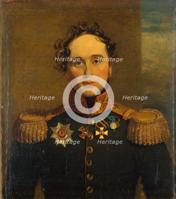Portrait of Fyodor V. Driesen (1781-1851), 1819. Creators: George Dawe, Workshop of George Dawe.