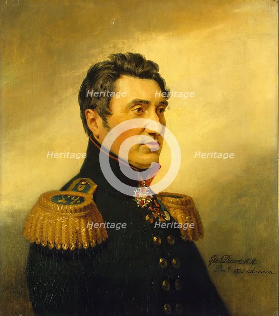 Portrait of Fyodor V. Sazonov (1780- after 1839) (2nd), 1825. Creator: George Dawe.