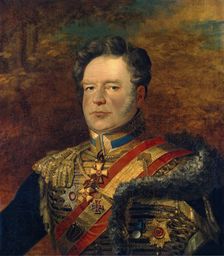 Portrait of Fyodor V. Riediger (1783-1856), 1822. Creator: Workshop of George Dawe