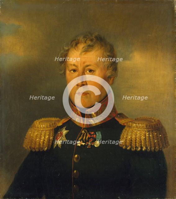 Portrait of Fyodor V. Zvarykin (1765-1826), 1823. Creators: George Dawe, Workshop of George Dawe.