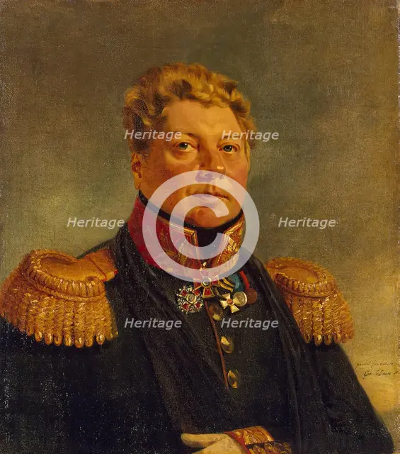 Portrait of Fyodor Ye. Knipper (1767/68-1850), 1822. Creator: George Dawe.