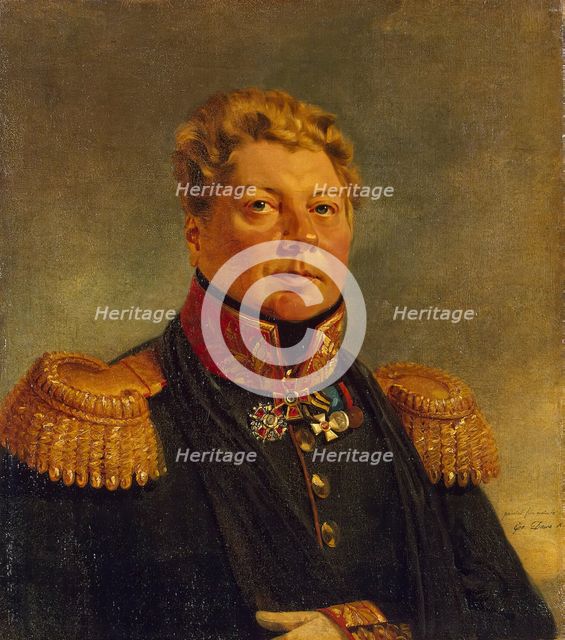 Portrait of Fyodor Ye. Knipper (1767/68-1850), 1822. Creator: George Dawe.