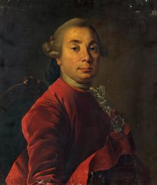 Portrait of G. Teplov, 19th century. Creator: Unknown