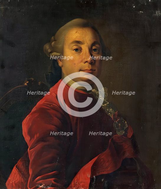 Portrait of G. Teplov, 19th century. Creator: Unknown.