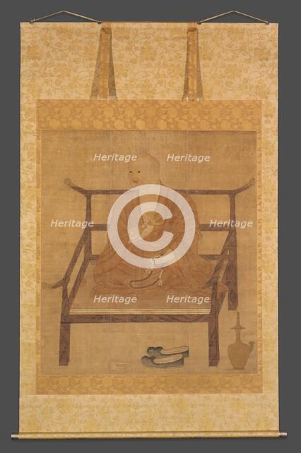 Portrait of Kobo Daishi (Kukai), 14th century. Creator: Unknown.