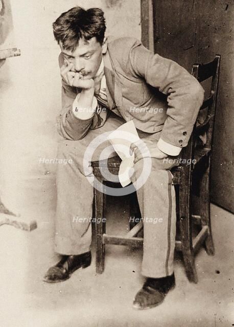 Portrait of Koloman Moser, 1898. Creator: Unknown photographer.