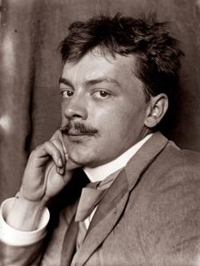 Portrait of Koloman Moser, 1890. Creator: Anonymous
