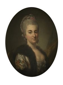 Portrait of Konstancja Poniatowska née Czartoryska, c1768. Creator: Per Krafft the Elder