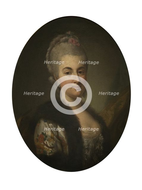 Portrait of Konstancja Poniatowska née Czartoryska, c1768. Creator: Per Krafft the Elder.