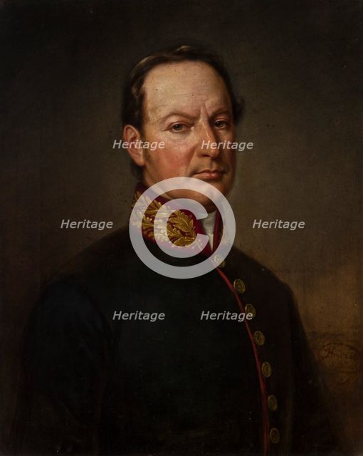 Portrait of Konstanty Hoszowski, 1869. Creator: Jan Kanty Hruzik.