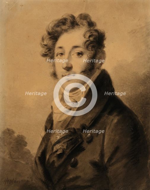 Portrait of Konstantin Yakovlevich Bulgakov (1782-1835), 1800s. Artist: Molinari, Alexander (1772-1831)