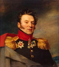Portrait of Konstantin M. Poltoratsky (1782-1858), 1822. Creator: Workshop of George Dawe