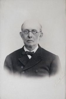 Portrait of Konstantin Petrovich Pobyedonostsyev (1827-1907), 1902. Artist: Levitsky, Sergei Lvovich (1819-1898)