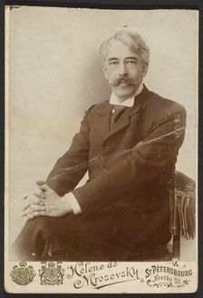 Portrait of Konstantin Stanislavski, before 1917. Creator: Elena Lukinichka Mrozovskaya