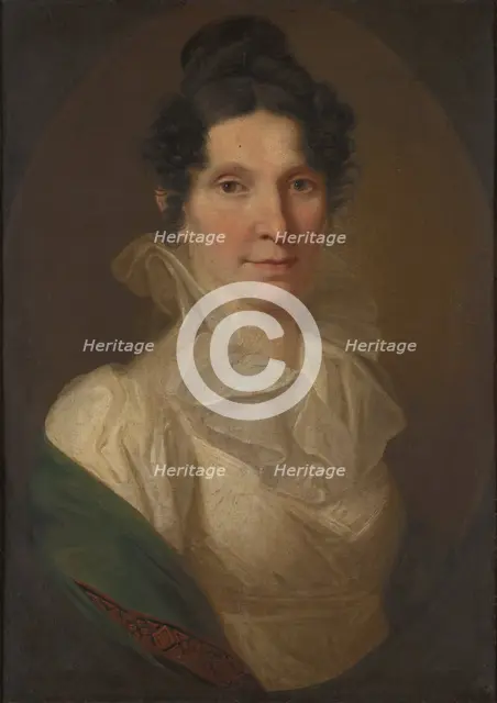 Portrait of Katarzyna Mezynska née Dzialynska, 1815. Creator: Jozef Peszka.